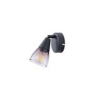 Arte Illumina Σποτ Μονό - Απλίκα Classy 1xE14 Φ8xY16.5cm Μαύρο 145-25270 - Image 5