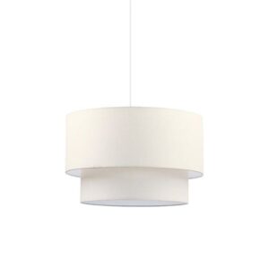 Pakoworld Φωτιστικό Οροφής Μονόφωτο Tachi 1xΕ27 Φ30x20cm Κρεμ 202-000168