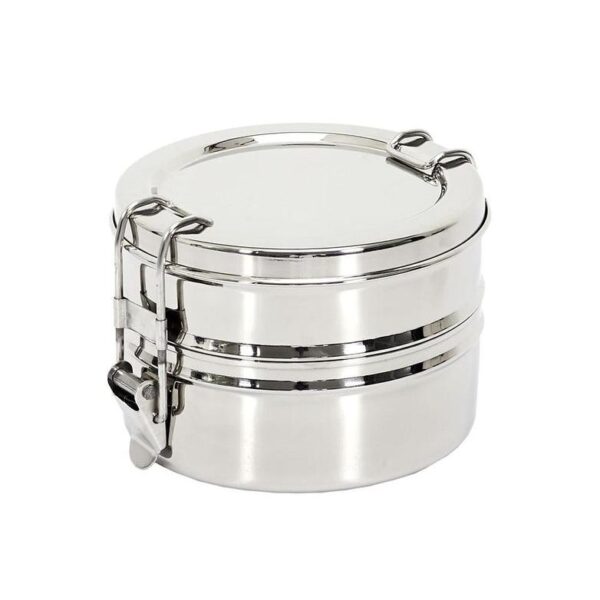 Cook Concept Δοχείο Φαγητού Lunch Box 2 Επιπέδων 800ml 14x13.4xY10cm Ανοξείδωτο 363400052