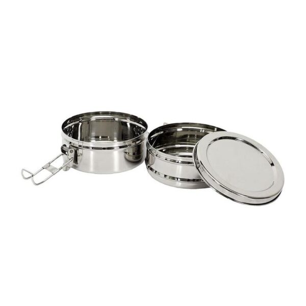 Cook Concept Δοχείο Φαγητού Lunch Box 2 Επιπέδων 800ml 14x13.4xY10cm Ανοξείδωτο 363400052 - Image 2