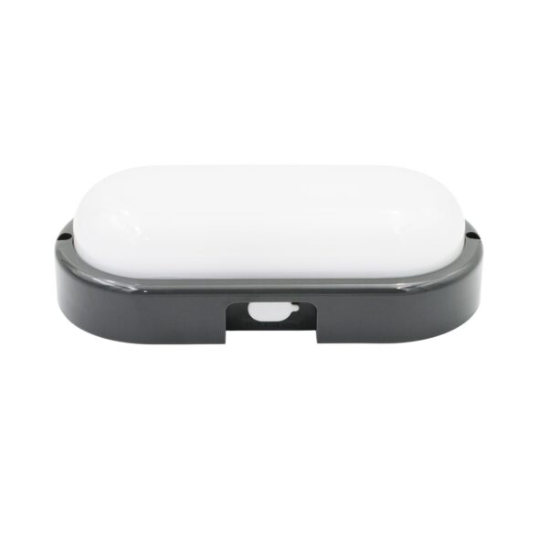 Adeleq LED ΑΠΛΙΚΑ PC ΟΒΑΛ 96x200mm 15W CCT IP65 ΓΡΑΦΙΤΗ 21-200151