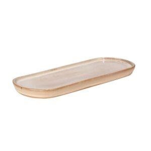 Estia Δίσκος Οργάνωσης Μπάνιου Κεραμικός Satin 26x11x2cm Μπεζ 02-27773