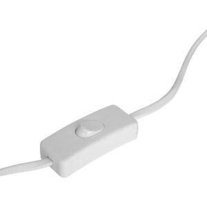 Pakoworld Επιτραπέζιο Φωτιστικό - Πορτατίφ 1xE14 Leyda Φ16x24εκ Κεραμικό Λευκό-Φυσικό Μπεζ 199-000677 - Image 3