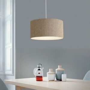 Pakoworld Φωτιστικό Οροφής Μονόφωτο PWL-1091 1xΕ27 Φ38x21εκ Μπεζ-Άμμου 202-000066 - Image 2