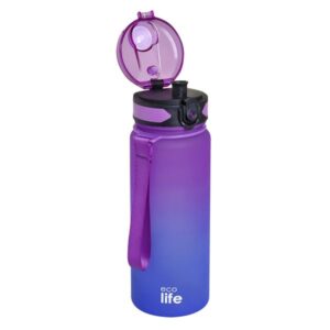 Ecolife Θερμός Μπουκάλι - Παγούρι Tritan 800ml Middle Purple 33-BO-2327 - Image 2