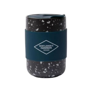 Gentlemen's Hardware Κούπα - Κύπελο Κεραμικό Με Καπάκι 400ml Μπλε Σκούρο GEN641