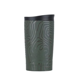 Estia Θερμός - Ποτήρι Για Καφέ Travel Mug Save The Aegean 350ml Olive Flow 01-31886