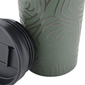 Estia Θερμός - Ποτήρι Για Καφέ Travel Mug Save The Aegean 350ml Olive Flow 01-31886 - Image 3