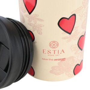 Estia Θερμός - Ποτήρι Για Καφέ Travel Mug Save The Aegean 350ml Tender Lace 01-31930 - Image 3