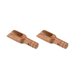 Estia Ξύλινες Σέσουλες Μπαχαρικών Allure 7.8cm Σετ 2 Τμχ 01-34610