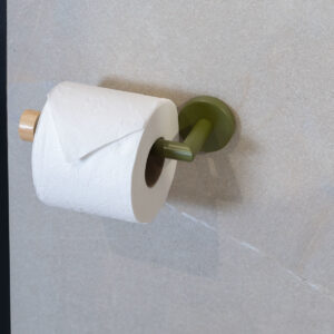 Estia Βάση Για Χαρτί Τουαλέτας Επιτοίχια Bamboo Essentials Λαδί 02-14773 - Image 2