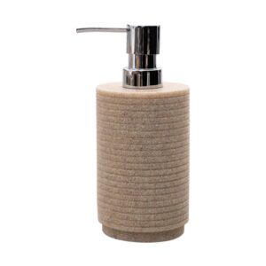 Estia Αντλία Σαπουνιού Beige Ρητίνης 280ml Φ7.6x17.5cm Μπεζ 02-1858