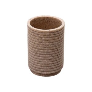 Estia Ποτηράκι Μπάνιου Beige Ρητίνης Φ7.5x10.1cm Μπεζ 02-1865 - Image 2
