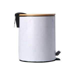 Estia Χαρτοδοχείο - Κάδος Μπάνιου Marble Soft Close 5lt Λευκό 02-22020 - Image 6