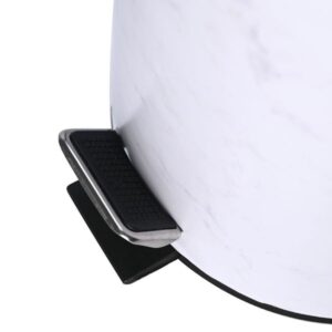 Estia Χαρτοδοχείο - Κάδος Μπάνιου Marble Soft Close 5lt Λευκό 02-22020 - Image 4