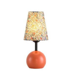 Arlight Φωτιστικό Επιτραπέζιο - Πορτατίφ 1ΧΕ27 Φ15xY34cm TLC 6032 Κεραμιδί-Εμπριμέ Λουλούδια 0224127 - Image 2
