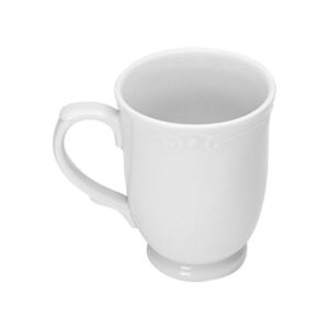 Estia Κούπα Athénée Πορσελάνινη 340ml Ανάγλυφη Λευκή 07-13523 - Image 3