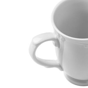 Estia Κούπα Athénée Πορσελάνινη 340ml Ανάγλυφη Λευκή 07-13523 - Image 4