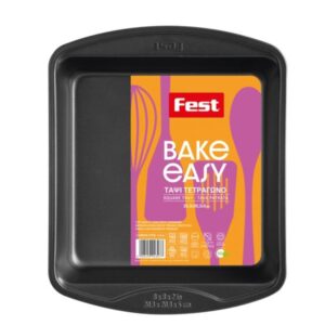 Fest Ταψί Τετράγωνο Αντικολλητικό 20.3x20.3x5cm Easy Bake 1263202