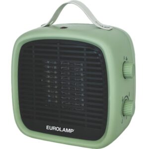 Eurolamp Αερόθερμο Κεραμικό 1200W Πράσινο Μέντας 300-41355