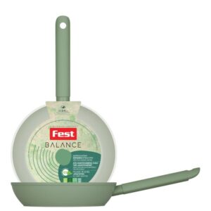 Fest Τηγάνι Eπαγωγικό Αλουμινίου Kεραμικής Eπικάλυψης Φ24cm Balance 3222224