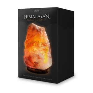 Mikamax Φωτιστικό Από Αλάτι Ιμαλαΐων - Himalayan Salt Lamp Ντιμαριζόμενο MM04589 - Image 4