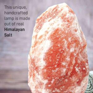 Mikamax Φωτιστικό Από Αλάτι Ιμαλαΐων - Himalayan Salt Lamp Ντιμαριζόμενο MM04589 - Image 2
