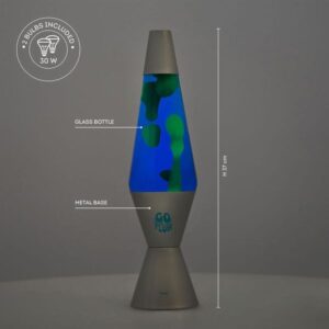 Legami Διακοσμητικό Φωτιστικό Lava Magmastic 11x36.3cm Ασημί LAV0002 - Image 3