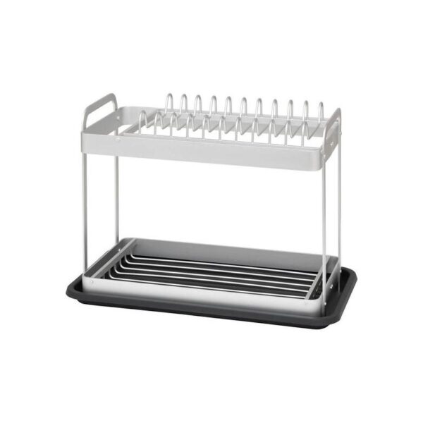 5Five Διώροφη Πιατοθήκη Με Χώρο Για 10 Πιάτα 42x23.2x35cm Αλουμινίου 190023 - Image 4