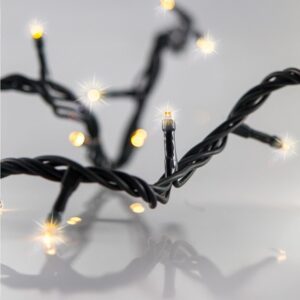 Eurolamp Σειρά 300 Flash LED Θερμό Λευκό Flash 30m Επεκτάσιμο ΙP44 Πράσινο Καλώδιο 600-02551
