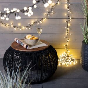 Epam Σειρά 350 LED Ενδιάμεσο Λευκό Cherry Ball Twinkle 10.7m Με 8 Προγράμματα IP44 Μαύρο Καλώδιο XLCHERRY350-SOFT/31V - Image 2