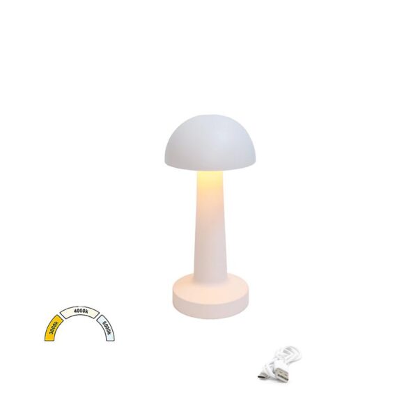 Adeleq LED ΠΟΡΤΑΤΙΦ CCT ΕΠΑΝΑΦΟΡΤΙΖΟΜΕΝΟ 3W ΜΙΝΙ DIMMABLE ΜΑΝΙΤΑΡΙ ΛΕΥΚΟ 5-0830