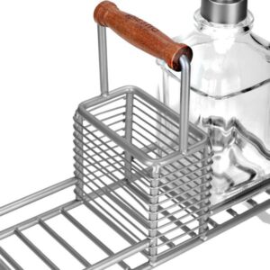 Estia Δοχεία Υγρού Πιάτων Allure 2x300ml Με Μεταλλική Βάση Και Θήκη Για Σφουγγάρι Ασημί 01-26233 - Image 3