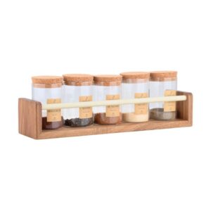 Estia Ραφιέρα Κουζίνας Allure 41x10x7.3cm Ξύλινη Επιτοίχια 02-34108
