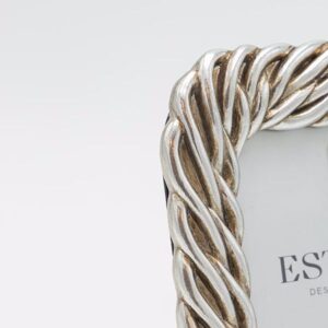 Estheti Κορνίζα 15x20cm Πολυρητίνης 19.5x1.5x24.5cm Αντικέ Χρυσό-Ασημί 815-00116 - Image 2