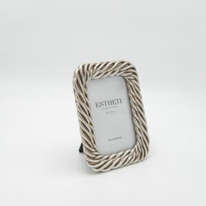 Estheti Κορνίζα 10x15cm Πολυρητίνης 14.5x1.5x19.5cm Αντικέ Χρυσό-Ασημί 815-00114