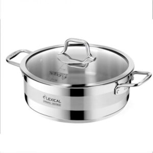 Lexical Κατσαρόλα Ανοξείδωτη Φ30cm Με Γυάλινο Καπάκι Primal Series SLC-80602-30S - Image 3