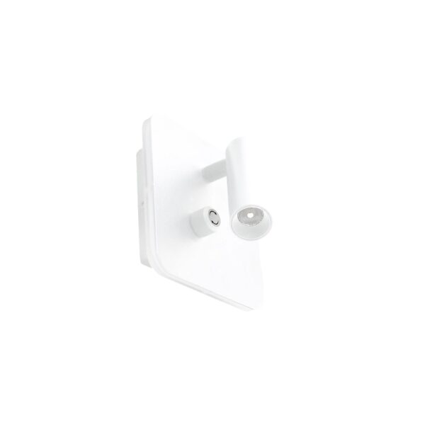 Adeleq LED ΑΠΛΙΚΑ ΣΠΟΤ ΤΟΙΧΟΥ ΤΕΤΡΑΓΩΝΗ 9W ΛΕΥΚΗ 3-6610
