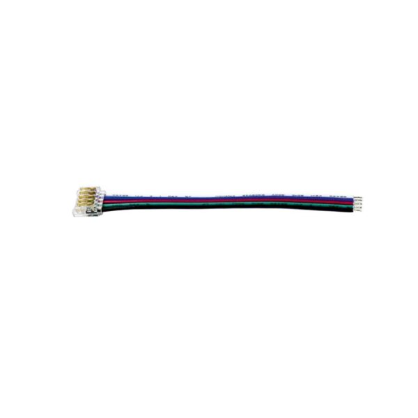 Adeleq ΤΡΟΦΟΔΟΣΙΑ ΜΕ ΚΑΛΩΔΙΟ ΓΙΑ ΤΑΙΝΙA LED SMD RGB+W 10mm 30-103