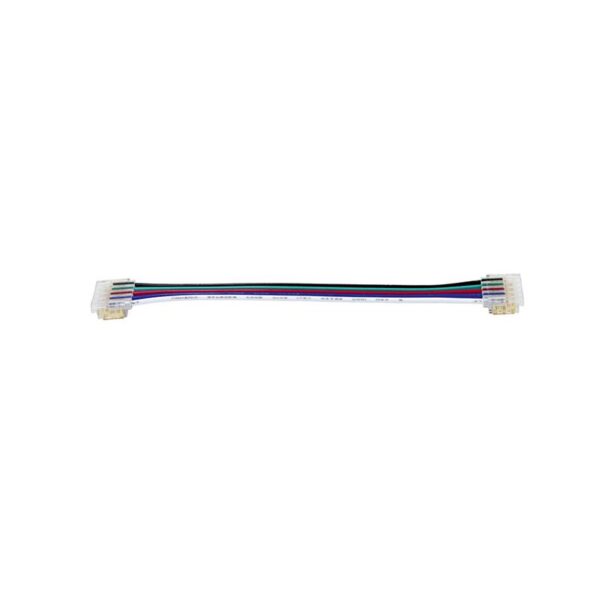 Adeleq ΜΟΥΦΑ ΜΕ ΚΑΛΩΔΙΟ ΓΙΑ ΤΑΙΝΙA LED SMD RGB+W 12mm 30-12009