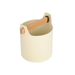 Estia Κουταλοθήκη Allure Μεταλλικό-Ξύλο Φ12xY15cm Ivory 01-24796 - Image 2