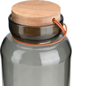 Estia Δοχείο Αποθήκευσης Allure Γυάλινο 750ml Φ10x15.7cm Με Ξύλινο Καπάκι 01-35020 - Image 3