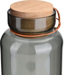 Estia Δοχείο Αποθήκευσης Allure Γυάλινο 1100ml Φ10x20.8cm Με Ξύλινο Καπάκι 01-35037 - Image 2