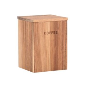 Estia Δοχείο Για Καφέ Allure 10x10xΥ14cm Ξύλινο Με Καπάκι 02-30056