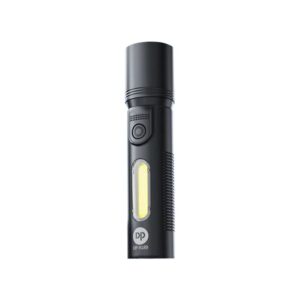DP Φακός Επαναφορτιζόμενος LED 1000 Lumens 2000mAh Με Ρύθμιση Εστίασης Μαύρος DP-9189