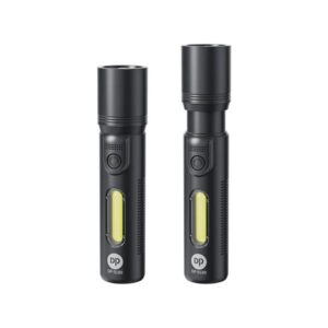 DP Φακός Επαναφορτιζόμενος LED 1000 Lumens 2000mAh Με Ρύθμιση Εστίασης Μαύρος DP-9189 - Image 2