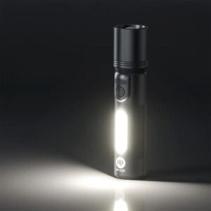 DP Φακός Επαναφορτιζόμενος LED 1000 Lumens 2000mAh Με Ρύθμιση Εστίασης Μαύρος DP-9189 - Image 5