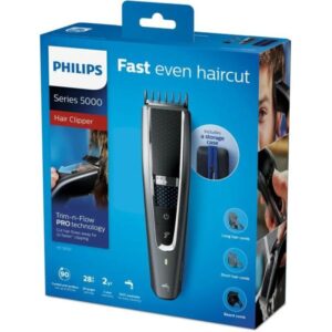 Philips Κουρευτική Μηχανή Επαναφορτιζόμενη Ασημί-Μαύρο HC5650/15 - Image 10