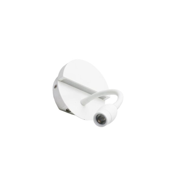 Adeleq LED ΑΠΛΙΚΑ & ΣΠΟΤ ΤΟΙΧΟΥ ΣΤΡΟΓΓΥΛΗ 9W ΛΕΥΚΗ 3-6630