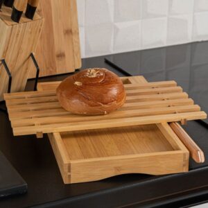 Estia Επιφάνεια Κοπής Bamboo Essentials 35.5x22x3.5cm Με Μαχαίρι Ψωμιού 01-12946 - Image 4